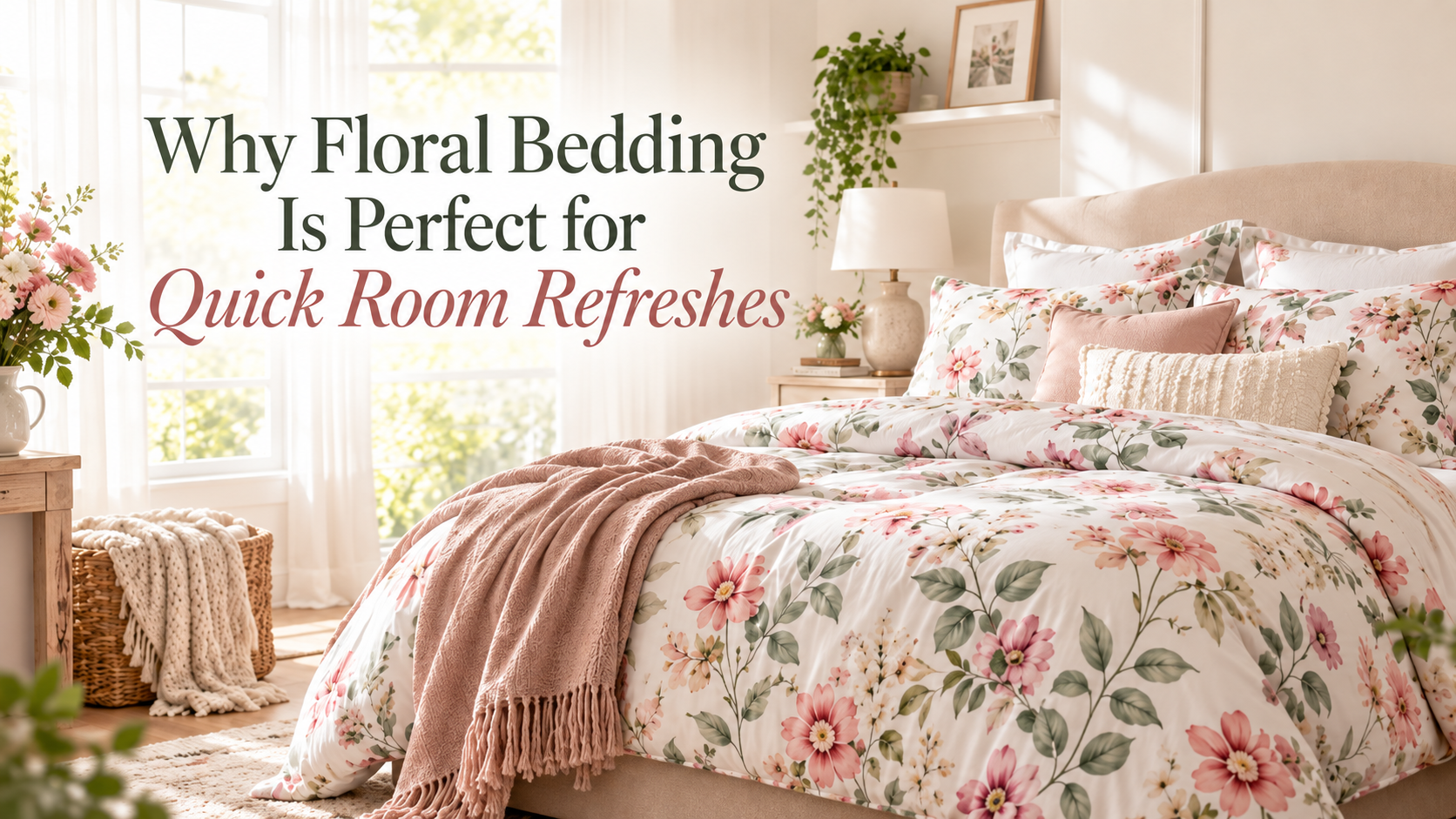 Why Floral Bedding Is Perfect for Quick Room Refreshes