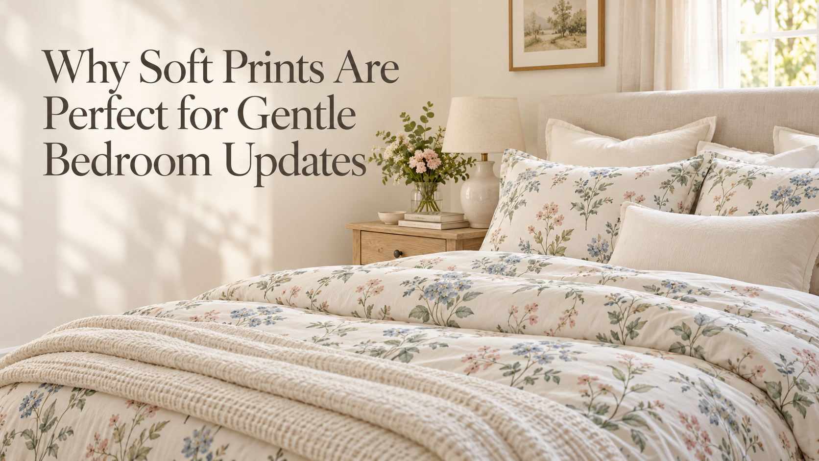Why Soft Prints Are Perfect for Gentle Bedroom Updates
