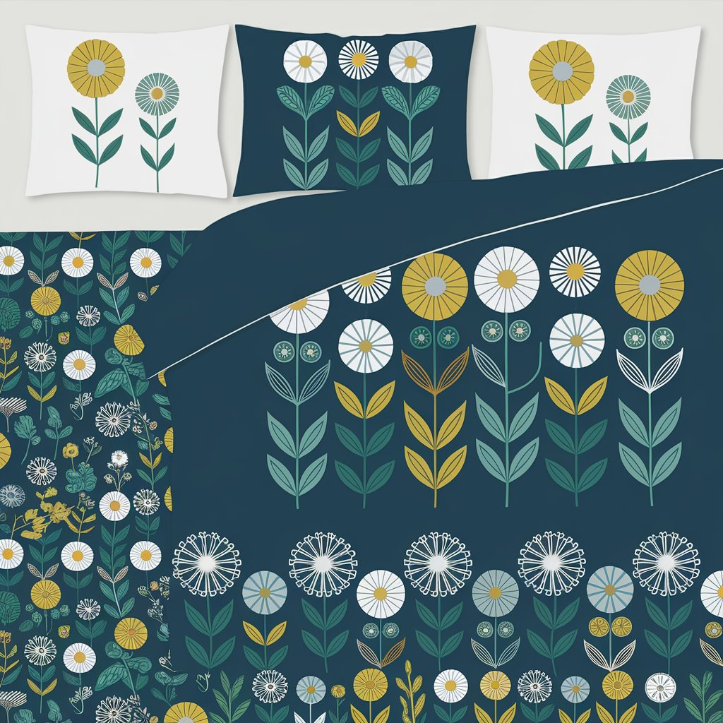 How to Create a Bold Floral Bedding Design Collection