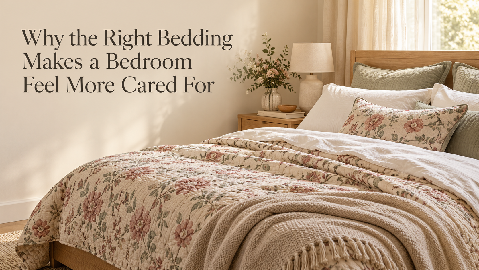 Why the Right Bedding Makes a Bedroom Feel More Cared For