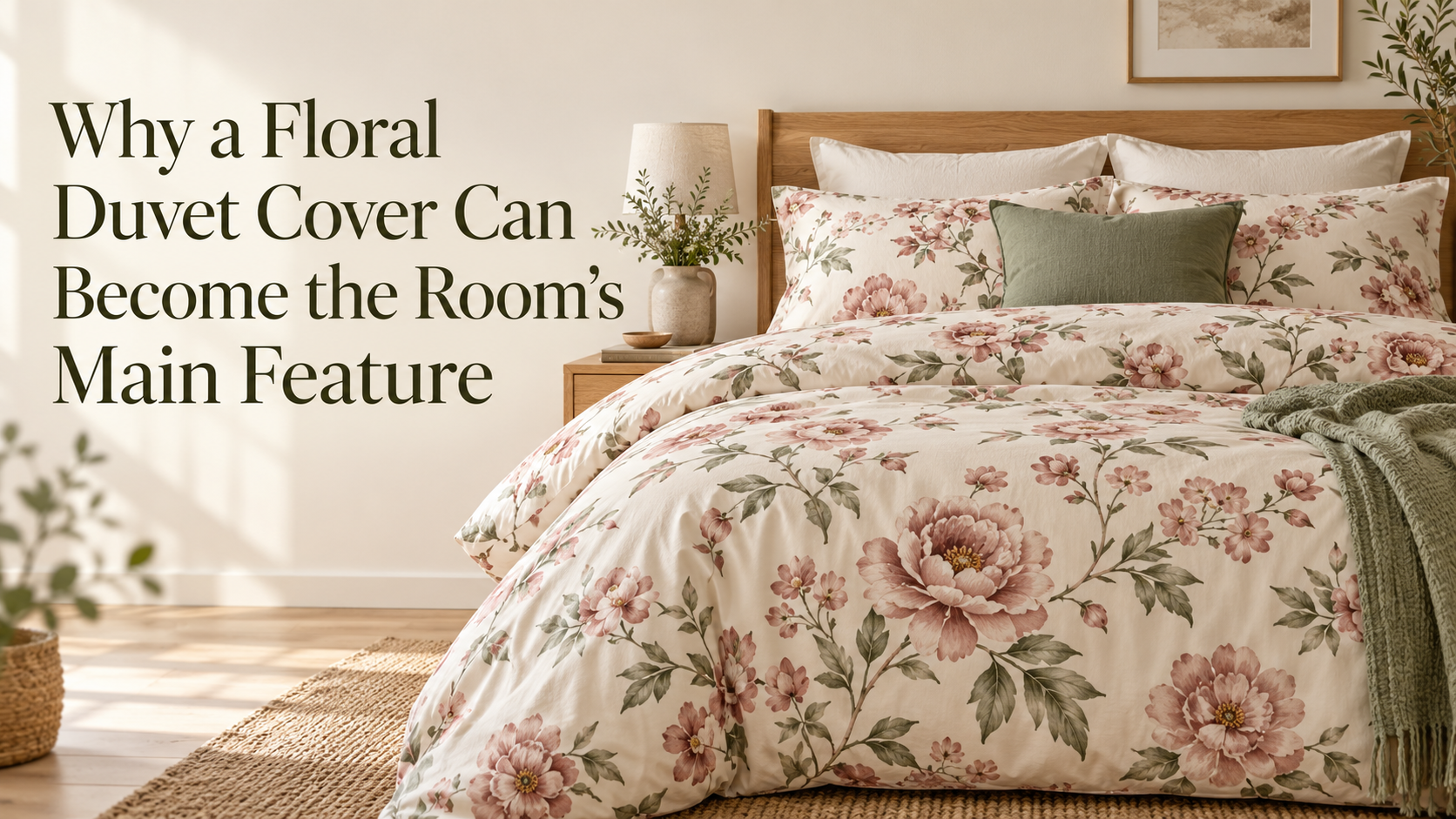 Why a Floral Duvet Cover Can Become the Room’s Main Feature