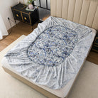 This FADFAY fitted sheet uses an elastic band design that securely wraps around the mattress, preventing it from shifting out of place.