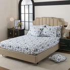 This bedroom features FADFAY's flat sheet, fitted sheet, and pillowcases.