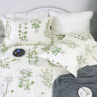 This bedroom features a FADFAY four-piece bedding sheet Set.