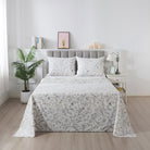This bedroom features a FADFAY four-piece bedding sheet Set.