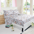 This bedroom features a FADFAY four-piece bedding sheet Set.