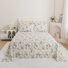 This bedroom features a FADFAY four-piece bedding sheet Set.