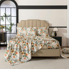 This bedroom features a FADFAY four-piece bedding sheet Set.