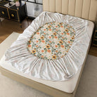 This FADFAY fitted sheet uses an elastic band design that securely wraps around the mattress, preventing it from shifting out of place.