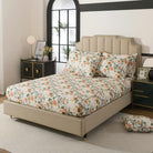 This bedroom features FADFAY's flat sheet, fitted sheet, and pillowcases.