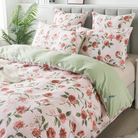 These FADFAY Red Rose Three-Piece Duvet Cover Set