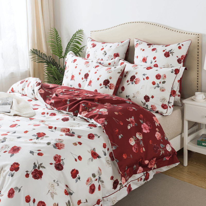 This FADFAY duvet cover set is clean and fresh overall.