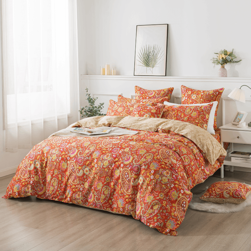 This FADFAY duvet cover set is clean and fresh overall.