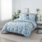 This FADFAY duvet cover set is clean and fresh overall.