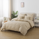 This FADFAY duvet cover set is clean and fresh overall.